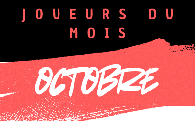 JOUEURS DU MOIS D&rsquo;OCTOBRE