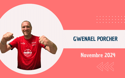 LICENCIÉ DU MOIS DE NOVEMBRE : GWENAEL PORCHER