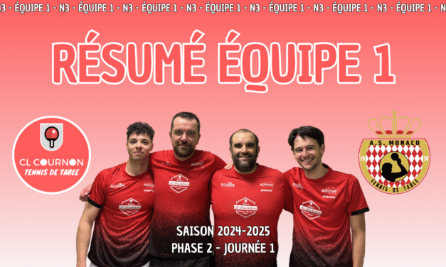 CL COURNON 1 vs AS MONACO 2 J1 P2