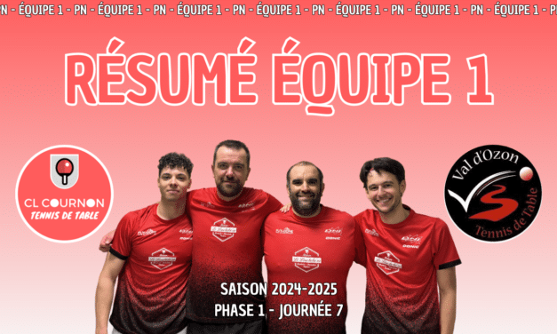 CL COURNON 1 vs VAL D&rsquo;OZON 2 Journée 7 2024 12 14