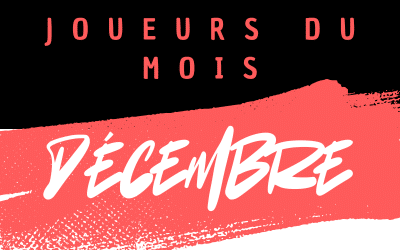 JOUEURS DU MOIS DE DÉCEMBRE