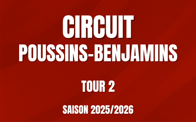 Circuit Poussins-Benjamins : Tour 2 – Saison 2025/2026