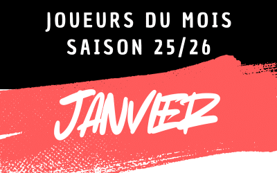 Joueurs du mois de JANVIER 2026