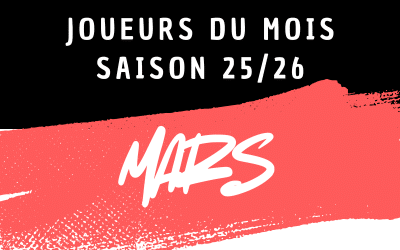 Joueurs du mois de MARS 2026